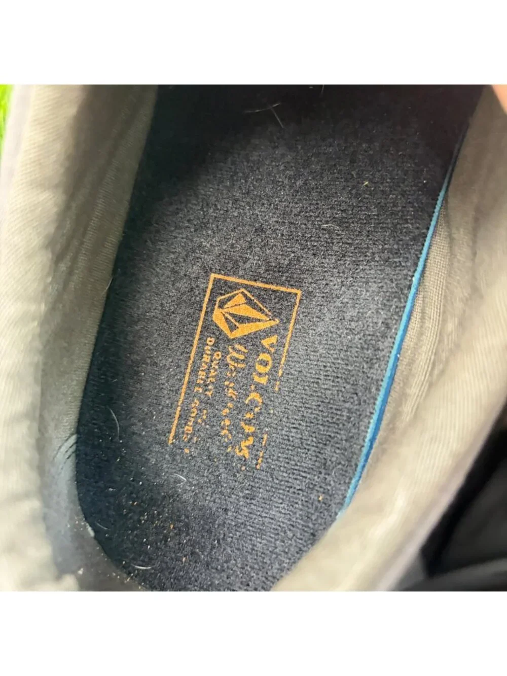 Volcom Chill Womens Size 9D Dark Gray White Composite Toe Safety Work Shoes